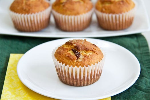 Coconut and Jam Muffins